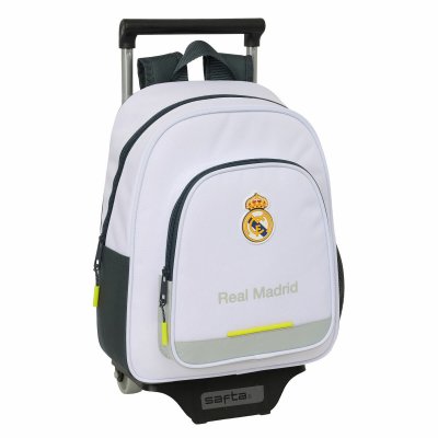 Skoletaske Real Madrid C.F. Hvid 28 x 34 x 10 cm
