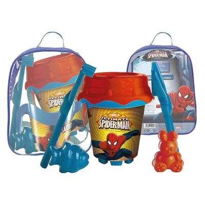 Sæt med legetøj til stranden Spiderman (7 pcs) Multifarvet