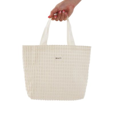 Håndtasker til damer Versa Corduroy Hvid 9 x 22 x 23 cm