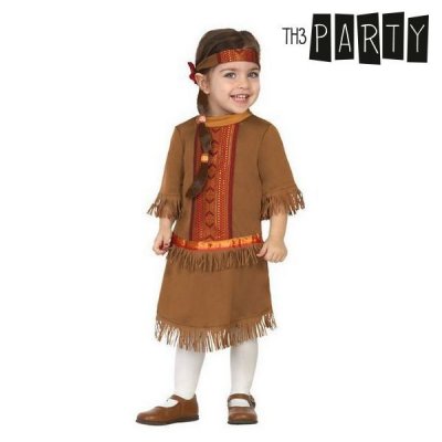 Kostume til babyer Th3 Party Brun Amerikansk Indisk (3 Dele)