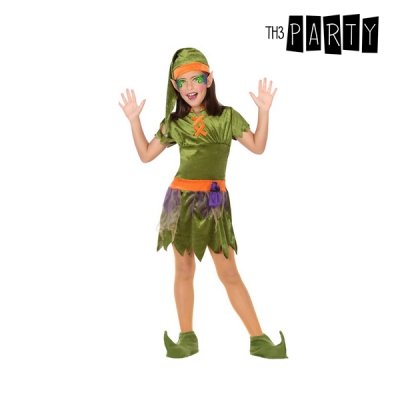 Kostume til børn Trold Grøn (5 Pcs) (Storlek: 3-4 år)