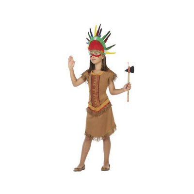 Kostume til børn Amerikansk Indisk (Storlek: 3-4 år)