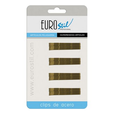 Clip Eurostil 8391 50 mm Bronze undulator (24 pcs)
