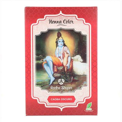 Semi-permanent Farve Henna Radhe Shyam 2603104900 Mahogni (100 g)