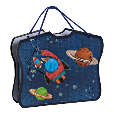 DKD Home Decor Dagbog med tilbehør DKD Home Decor Blå 23 x 5 x 18,3 cm