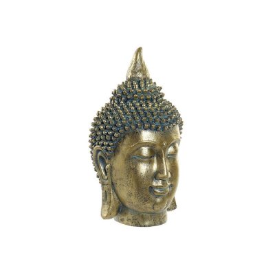 Dekorativ figur DKD Home Decor Blå Multifarvet Gylden Buddha Orientalsk 16 x 15,5 x 28 cm