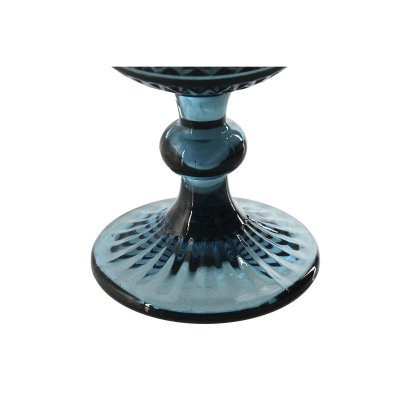 Home ESPRIT Sæt med glas Home ESPRIT Blå Krystal 8,8 x 8,8 x 16,3 cm (6 enheder)