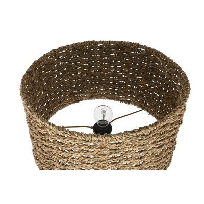 Home ESPRIT Gulvlampe Home ESPRIT Brun Natur 220 V 41 x 41 x 156 cm