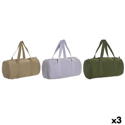 Håndtasker til damer Home ESPRIT Grøn Beige Syren 50 x 26 x 26 cm (3 enheder)
