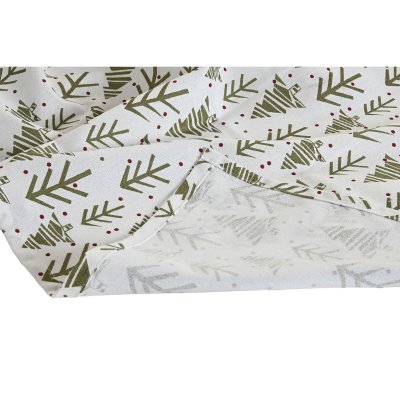 Bordløber Home ESPRIT Hvid Grøn Beige 50 x 150 x 0,2 cm