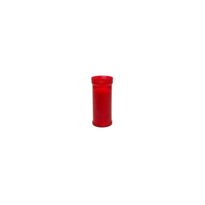 Stearinlys Lumar Rød (13,5 x 5,5 cm)
