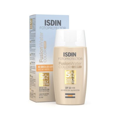 Solbeskyttelse med farve Isdin Fotoprotector Klar Spf 50 50 ml