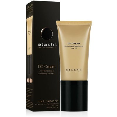 Atashi Solbeskyttelse med farve Atashi Celullar Cosmetic Dd beige Spf 15 50 ml DD Creme