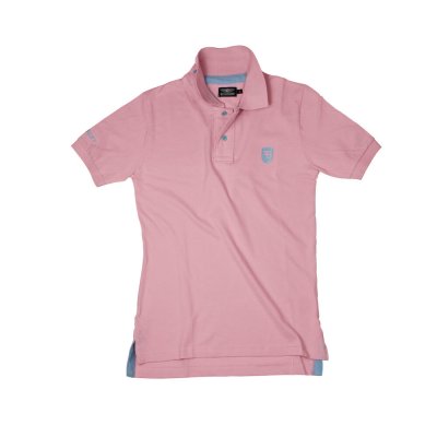 Kortærmet Polotrøje til Mænd Bobroff Pink (Størrelse: XXL)