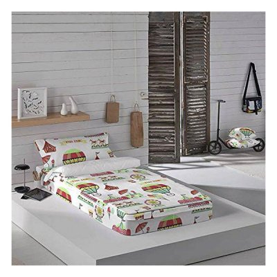 Vatteret sengetøj med lynlås Cool Kids 8434211843842 (90 x 190 cm) (Seng 90)
