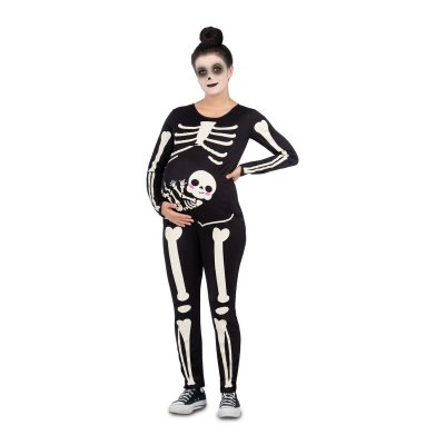 Kostuums voor Volwassenen My Other Me Één maat Skelet Zwangere Vrouwen