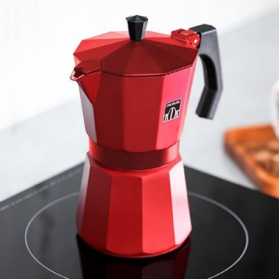 Cecotec Italiensk Kaffekande Cecotec Mokclassic 900 Rød