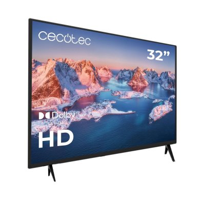Cecotec Smart TV 32" HD LED 0 Series 0032S fladskærm DVB-T2 HDMI USB sort