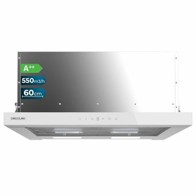 Cecotec Klokke Cecotec Bolero Flux TLT 605500 Hvid 490 m3/h 60 cm