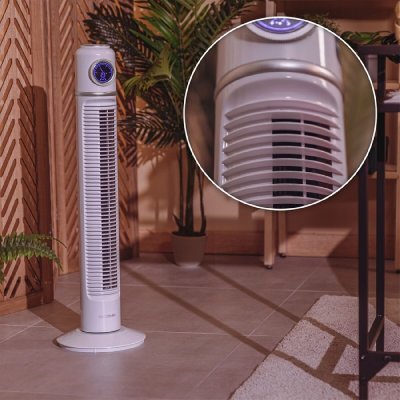 Cecotec Tårnventilator Cecotec EnergySilence 1090 Skyline Retro Smart Hvid 40 W