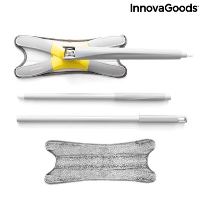 InnovaGoods Mikrofiber gulvmoppe med automatisk vridefunktion type X Twop InnovaGoods