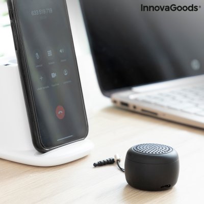 InnovaGoods Genopladelig bærbar trådløs mini-højttaler Miund InnovaGoods