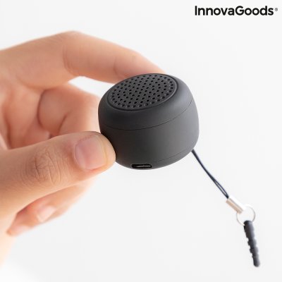 InnovaGoods Genopladelig bærbar trådløs mini-højttaler Miund InnovaGoods