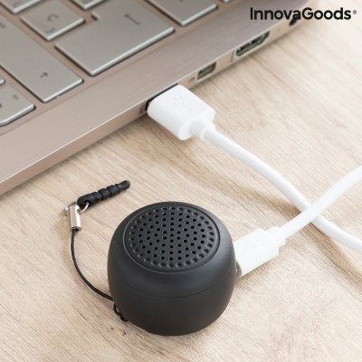 InnovaGoods Genopladelig bærbar trådløs mini-højttaler Miund InnovaGoods