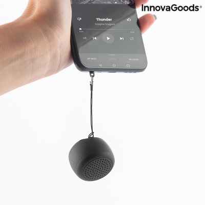 InnovaGoods Genopladelig bærbar trådløs mini-højttaler Miund InnovaGoods