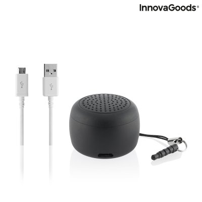 InnovaGoods Genopladelig bærbar trådløs mini-højttaler Miund InnovaGoods