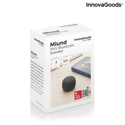 InnovaGoods Genopladelig bærbar trådløs mini-højttaler Miund InnovaGoods