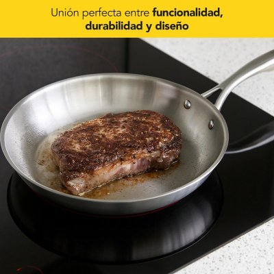 Castey Stegepande Castey E-S26 Grå Rustfrit stål Ø 26 cm