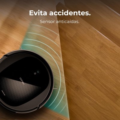 Cecotec Robotstøvsuger Conga M20, 7000Pa, 160min, Wi-Fi, App, iTech Gyro, Svart