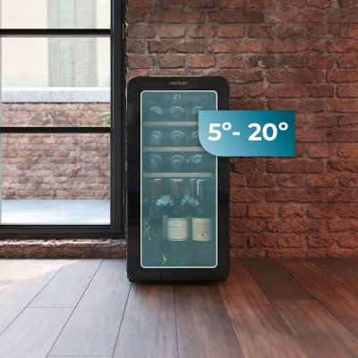 Cecotec Vinoteca 18 flasker Bolero GrandSommelier Origin 18 Rød