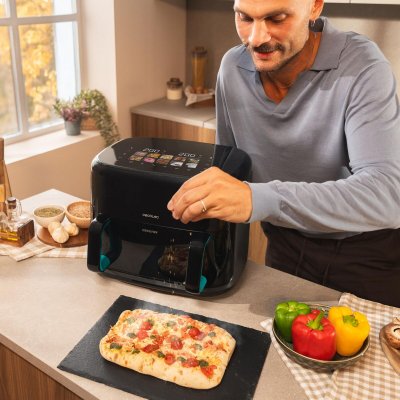 Cecotec Airfryer Grill Cecofry&Grill Smokin'Prime 11000 2800W 10L Rustfrit Stål Sort