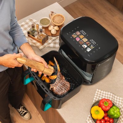 Cecotec Airfryer Grill Cecofry&Grill Smokin'Prime 11000 2800W 10L Rustfrit Stål Sort