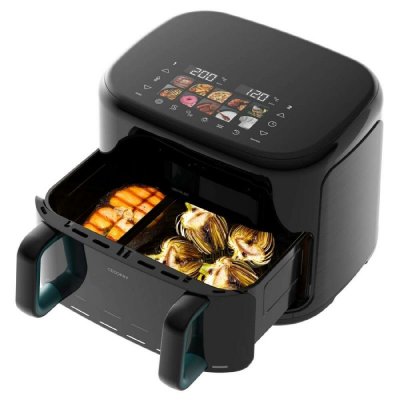Cecotec Airfryer Grill Cecofry&Grill Smokin'Prime 11000 2800W 10L Rustfrit Stål Sort