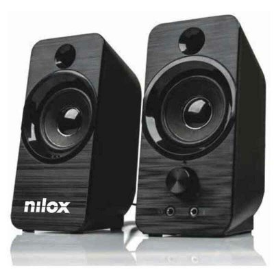 PC-højttalere Nilox NXAPC02 6W Sort