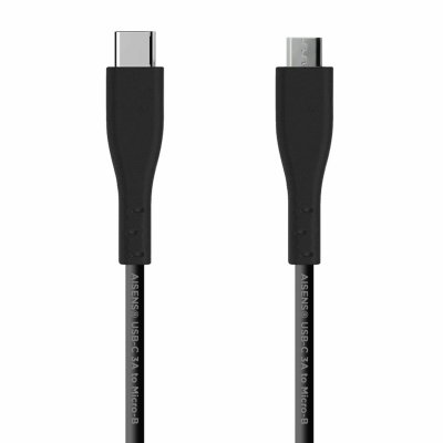 USB-C-kabel Aisens A107-0350 2 m Sort