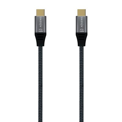 USB-C-kabel Aisens A107-0672 1,5 m Grå