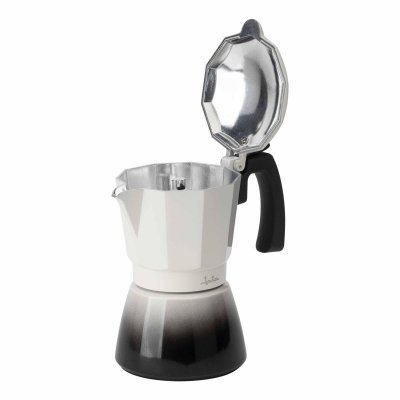 JATA Italiensk Kaffekande JATA HCAF2409 Flødefarvet Aluminium 9 Kopper
