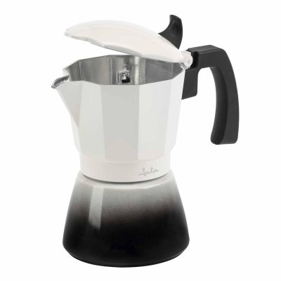 JATA Italiensk Kaffekande JATA HCAF2403 Flødefarvet Aluminium 3 Skodelice