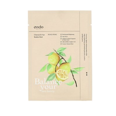 Ondo Beauty 36. 5 Eksfolierende maske Ondo Beauty 36.5 CHARCOAL & YUJA 25 ml