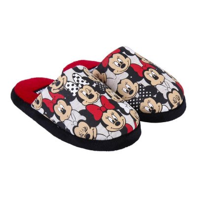 Hjemmesko Til Børn Minnie Mouse Rød (Skostørrelse: 30-31)