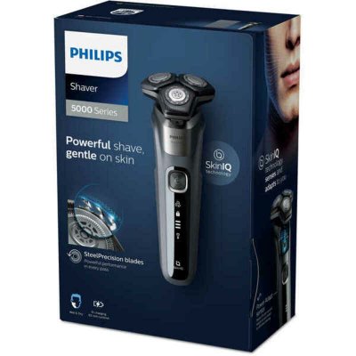 Genopladelig elektrisk barbermaskine Philips Wet & Dry SteelPrecision S5587/10