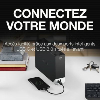 Seagate Ekstern harddisk Seagate STLC20000400 Sort 20 TB