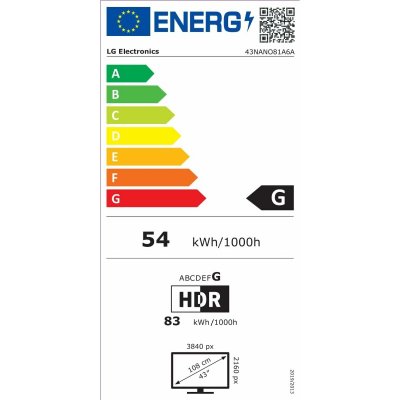 LG Smart TV LG 43NANO81A6A