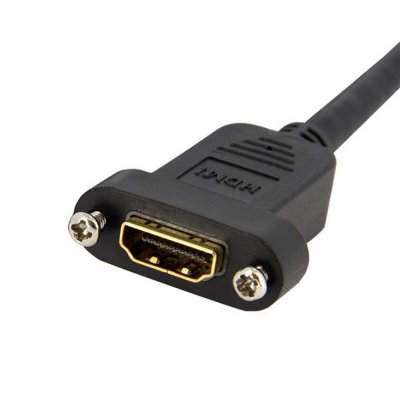 HDMI-kabel Startech HDMIPNLFM3           Sort