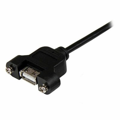 USB-kabel USB M Startech USBPNLAFAM1 Sort 30 cm