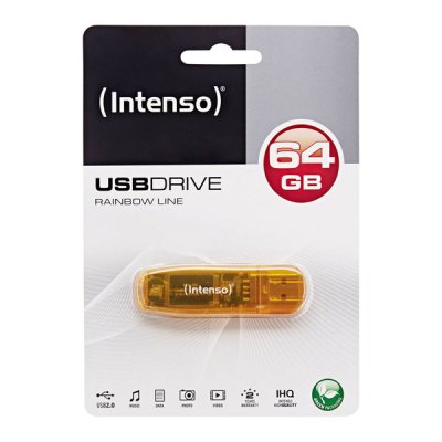 USB-stik INTENSO FAELAP0282 USB 2.0 64 GB Orange 64 GB USB-stik